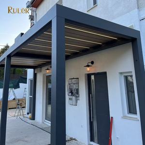 Smart ALuminum Sunroom Fenêtre élévatrice en option Porte vitrée Pavillon motorisé Pergola bioclimatique - Product Image 1