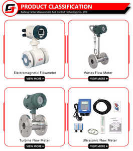 Meteran aliran klem flens 0.2% / 0.5% presisi tinggi meteran aliran air limbah tipe magnetik Dn50 meteran aliran elektromagnetik - Product Image 4