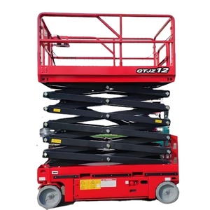 Plataforma Elevadora Hidráulica Móvil Eléctrica <span class=keywords><strong>de</strong></span> Cuatro Ruedas con Tijera Hidráulica para Trabajos Aéreos - Product Image 6