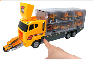 Set di auto di emergenza per <span class=keywords><strong>camion</strong></span> da trasporto 7 in 1, <span class=keywords><strong>camion</strong></span> di emergenza, veicoli per auto <span class=keywords><strong>giocattolo</strong></span>, per regali per bambini - Product Image 5