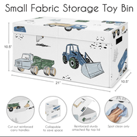 Boîte de rangement pour jouets, bac de rangement pliable pour vêtements, organisateur avec couvercle, organisateur de vêtements pour enfants, pour jouets et peluches