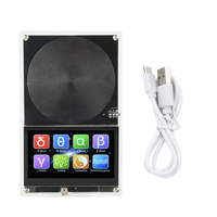 DC 5V Schumann Wave Generator 0.01-99999Hz Precise Adjustable Frequency Signal Generator Micro USB Touch Screen Audio Resonator