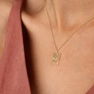 Pendentif personnalisé cadeau céleste cadeau de naissance de Noël <span class=keywords><strong>meilleur</strong></span> ami horoscope collier d'astrologie 12 signes du zodiaque bijoux - Product Image 3