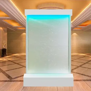 Hochwertiger LED-Bildschirm Acryl-Wasserfassade für Lobby-Dekoration