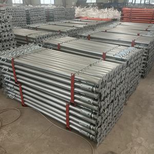 Réductions brésiliennes <span class=keywords><strong>sur</strong></span> l'échafaudage de construction chinois Ringlock poutre en bois coffrage pièces d'échelle échafaudages de soutien en acier - Product Image 5