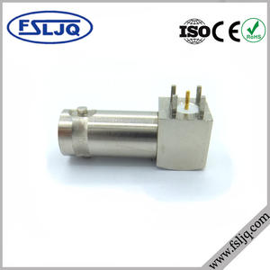 Разъем BNC угловой (папа-мама) с обжимным кабельным адаптером и коаксиальным адаптером (мама-мама) с импедансом 50 Ом, DC-6ГГц, радиочастотные адаптеры, заводская цена - Product Image 3