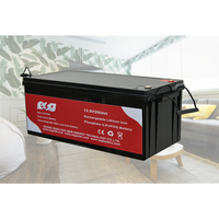 Batterie solaire au lithium rechargeable haute performance ESG 12,8V 25,6V 100Ah 200Ah 300Ah Cellule de batterie au lithium-ion Lifepo4