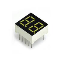 Afficheur LED à 7 segments à 10 broches de 0,36 pouce, 2 chiffres, blanc FND