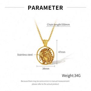 Nuova Collana <span class=keywords><strong>da</strong></span> Uomo in Acciaio Inossidabile Stile Hip Hop Punk con Motivo Dio delle Spine, alla Moda e di Personalità - Product Image 6