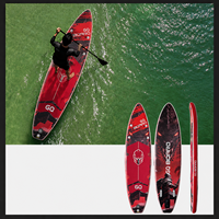 Nouvelle planche de surf et planche de kayak gonflables pour loisirs aquatiques en plein air, en PVC, fabriquées en Chine