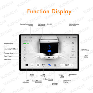 7 ''IPcrecrecreen TI ulti-funtion & Language iisplay Air onditioner onontrol ultimedia yystem para Tesla Odel 3 & ccccessories - Product Image 4