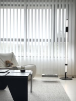 Rideaux occultants verticaux en polyester, sur mesure, modernes et minimalistes, à effet de rêve, pour fenêtres de maison, filtration de la lumière