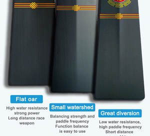 IDBF approuvé pleine fibre de carbone <span class=keywords><strong>Dragon</strong></span> bateau palettes léger réglable Drachenboot Paddel Cm130 produit de divertissement sportif - Product Image 3