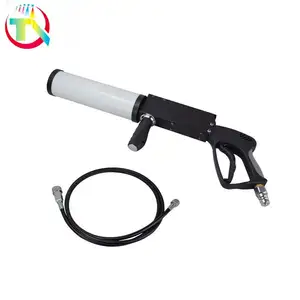 LED CO2 Jet Stage Effect Machine Electric Confetti Cannon DJ Fog Handheld Gun For Wedding Event Dry Ice Product Genre
