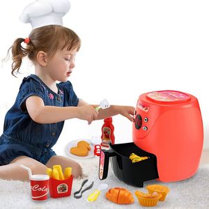 Friteuse à air pour enfants avec accessoires de cuisine, jouet de cuisine pour tout-petits, ensemble de jeu pour filles et garçons de 2 ans, cadeau - Product Image 2