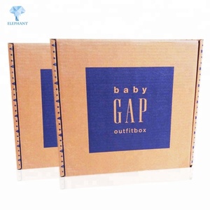Custom Design Good Price High Quality Corrugated Paper Gift <b>Boxes</b> for Baby <b>Clothes</b> - Product Image 1