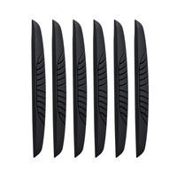 Bande décorative autocollante réutilisable en PVC style sport pour portière de voiture, collection anti-rayures, anti-chocs, anti-collision, autocollants pour voiture