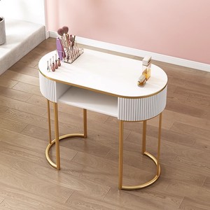 Beauty Salon Nail <b>Table</b> Open Cabinet Manicure <b>Table</b> Nail Desk - Product Image 6