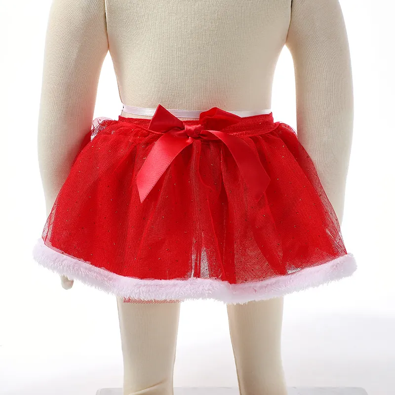 新しいファッション子供用スカート女の赤ちゃん光沢のあるふくらんでいるチュチュスカート高品質メッシュバレエミニスカートクリスマス用