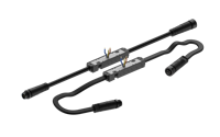 Connecteur étanche rondelle murale poteaux personnalisés de boîte de jonction bande éclairages LED moulage avec prise M12 M15 M16 M20