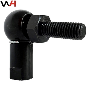 Rótula de acero al carbono con óxido negro OEM ODM <span class=keywords><strong>CS16</strong></span> M10*25, rótula de ángulo recto para amortiguador de gas automotriz - Product Image 1