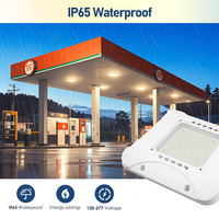 Harga Pabrik Lampu Kanopi LED Tahan Air IP65 100W 150W untuk SPBU, Garasi Parkir, dan Gudang