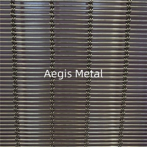 Magnifique rideau décoratif en treillis métallique doré pour portes d'armoires - Product Image 2