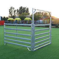 Vente chaude d'usine USA Clôture de corral de bétail à usage intensif de 12 pieds et panneaux d'enclos ronds pour chevaux