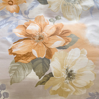 Parure de lit 4 pièces imprimée feuilles blanches, personnalisable, drap-housse, housse de couette, drap plat, toutes saisons, universelle, 1,8 m, 2,2 m