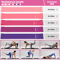 Kit de Fitness Maison DIY 13 Pièces pour Débutants avec Bandes de Résistance, Anneau de Yoga Pilates et Accessoires Essentiels