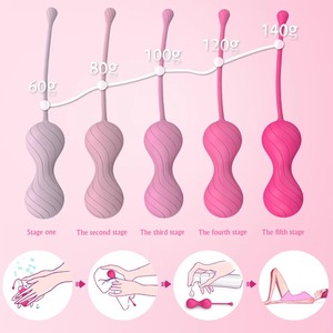 Palline di <span class=keywords><strong>Kegel</strong></span> in Silicone Morbido all'Ingrosso con Vibrazione e Altri Prodotti per il Sesso per Donne - Product Image 5