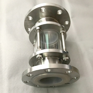 Mirilla de Acero Inoxidable de Paso Recto con Revestimiento de Flúor para Tuberías Químicas, Conexión de Brida Anticorrosión - Product Image 3