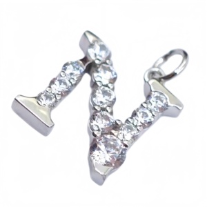 จี้ตัวอักษรเงินแท้ 925 รุ่นคลาสสิกจาก UM Jewelry สำหรับผู้หญิง เด็ก ของขวัญวันครบรอบ วันแต่งงาน และโอกาสพิเศษต่างๆ - Product Image 5