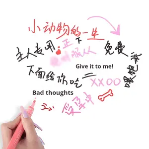 Nouveau BDSM Graffiti stylo effaçable accessoires sexuels jeu pour adultes marqueurs lavables bricolage stylos de tatouage jouets sexuels produits érotiques - Product Image 6