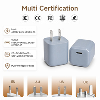 Charger Cepat Ringan Super Mini 30W PD QC PPS Tipe-C GaN Langsung dari Pabrik, Colokan EU untuk Laptop, Earphone, Perjalanan, Portabel