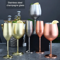 Spécial incassable taille personnalisée en gros argent en acier inoxydable verre Champagne gobelets pour Dom Pérignon