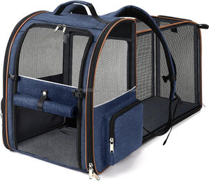 Dog Cat Backpack <b>Carrier</b> Expandable Pet <b>Carrier</b> Backpack for Small Medium Dogs Cats Foldable <b>Puppy</b> <b>Carrier</b> for Travel Hiking - Product Image 2