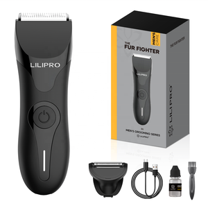 LILIPRO B5, recortadora eléctrica para la ingle y el cuerpo, recortadora de pelotas púbicas, <span class=keywords><strong>afeitadora</strong></span> subacuática de cerámica para áreas sensibles para hombres - Product Image 1