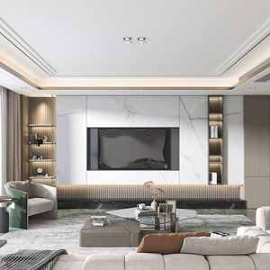 <b>Modern</b> Style Balom <b>TV</b> Cabinets Wooden Wall Panel Design for Home & Hotel Factory Sales for Living Room Furniture - Product Image 2