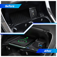 Chargeur sans fil OEM CARSOUL pour Mercedes-Benz ABC CLA GLA GLB GLC E EQA EQB 2010-2024 LHD/RHD, chargeur rapide 15W