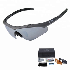 3 lentilles Polarisées Jambe Amovible En Plein Air Sport UV400 <span class=keywords><strong>Motard</strong></span> Cycle Lunettes De Soleil - Product Image 2