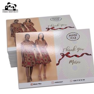 Cartes de remerciement professionnelles personnalisées avec dorure or et argent brillante pour promotions et affirmations - Product Image 4