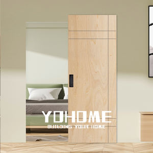 Porte Scorrevoli Interne USA per Camera da Letto, Telaio in Alluminio Invisibile, <span class=keywords><strong>Porta</strong></span> <span class=keywords><strong>Scorrevole</strong></span> Magica Invisibile per Appartamenti - Product Image 1