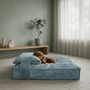 High Quality Eco-friendly Pet Corduroy Calming Mattress with Memory Foam Washable Cover All Seasons Pet Dog Bed - Product Image 2