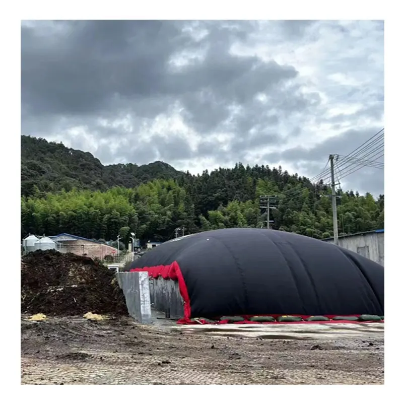 FULIO Compost Cover Agriculture PTFE/ePTFE Composting Cover skirt can be made of different colors fabric and PVC