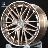 Jantes en aluminium concaves personnalisées forgées en bronze DJJ 2 pièces pour Audi RS4 RS5 RS6 RS7 Lamborghini Huracan Revuelto Aventador