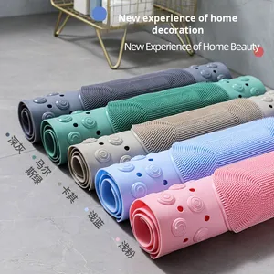 แผ่นรองอาบน้ำ PVC ปลอดสารพิษ กันลื่น นวดเท้า สำหรับใช้ในบ้าน ทำความสะอาดเท้าได้ - Product Image 4