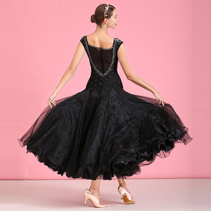 Vendita calda moda di alta qualità a buon mercato Performance da competizione di danza abbigliamento <span class=keywords><strong>abiti</strong></span> da sala da <span class=keywords><strong>ballo</strong></span> per le donne - Product Image 3