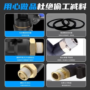 Dde Pneumatics Pneumatic Hose <b>Quick</b> <b>Connector</b> 8-02 External Thread L-Shaped Elbow Pl4-M5/6-01/10-03/16-04 - Product Image 2