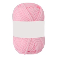 Wholesale Yarncrafts Baby Crochet Yarn 100% Recycled Cotton High Tenacity Dyed Pattern Acrylic Blended Hand Knitting Yarn